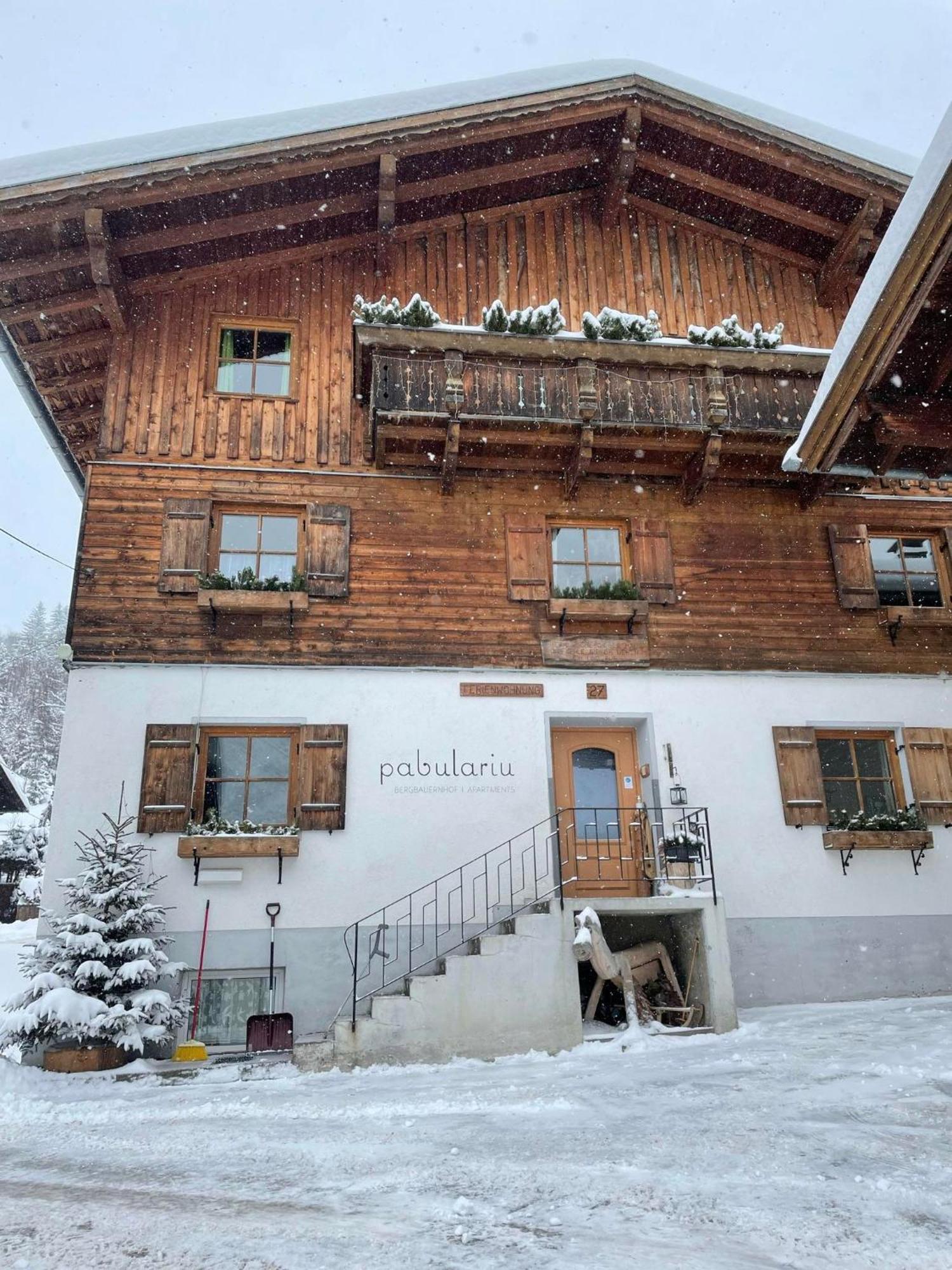 Vila Bergbauernhof Pabulariu Boden Exteriér fotografie